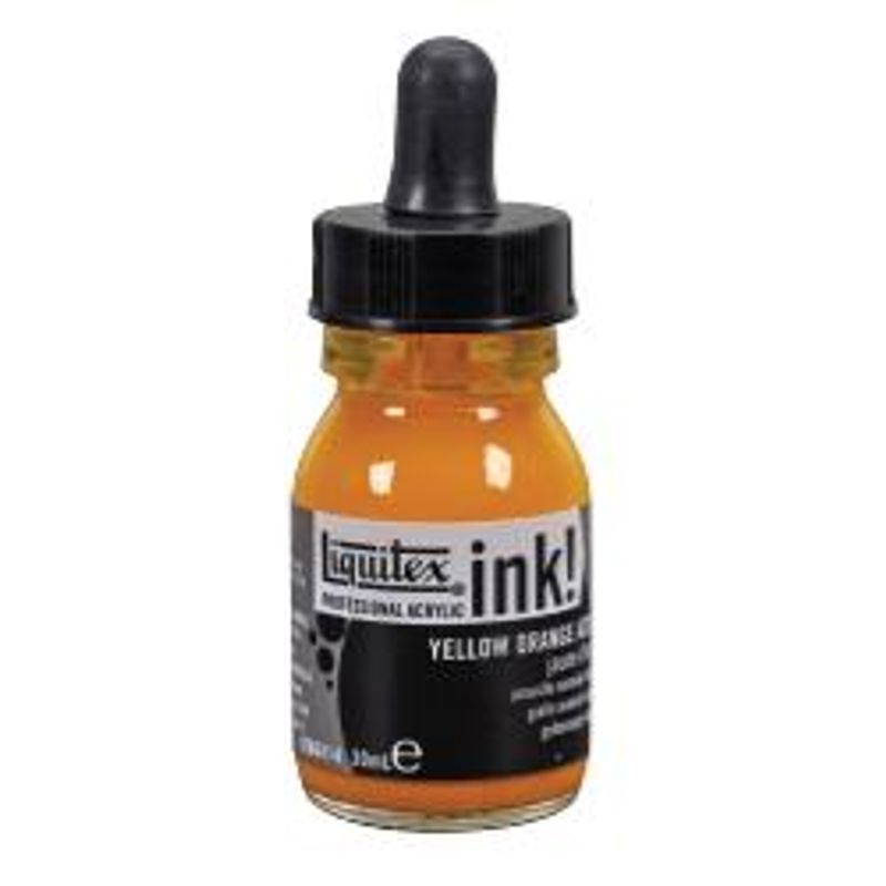 Liquitex Acrylic Ink 30ml 414 Yellow orange azo, Akryylimuste