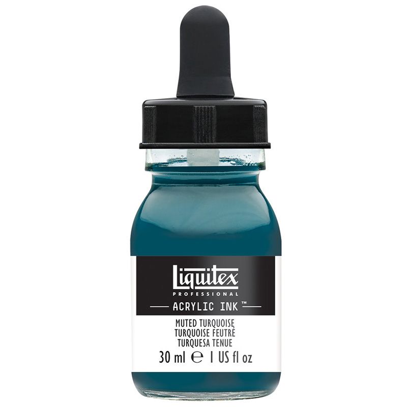 Liquitex Acrylic Ink 30 ml 503 Turquoise Muted, Akryylimuste
