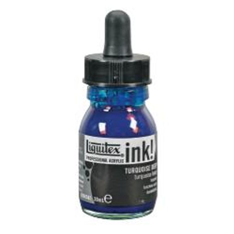Liquitex Acrylic Ink 30ml 561 Turquoise deep, Akryylimuste