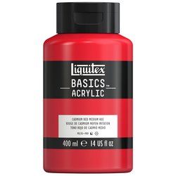 Liquitex Basics 400ml 151 Cadmium Red Medium Hue, akryyliväri x