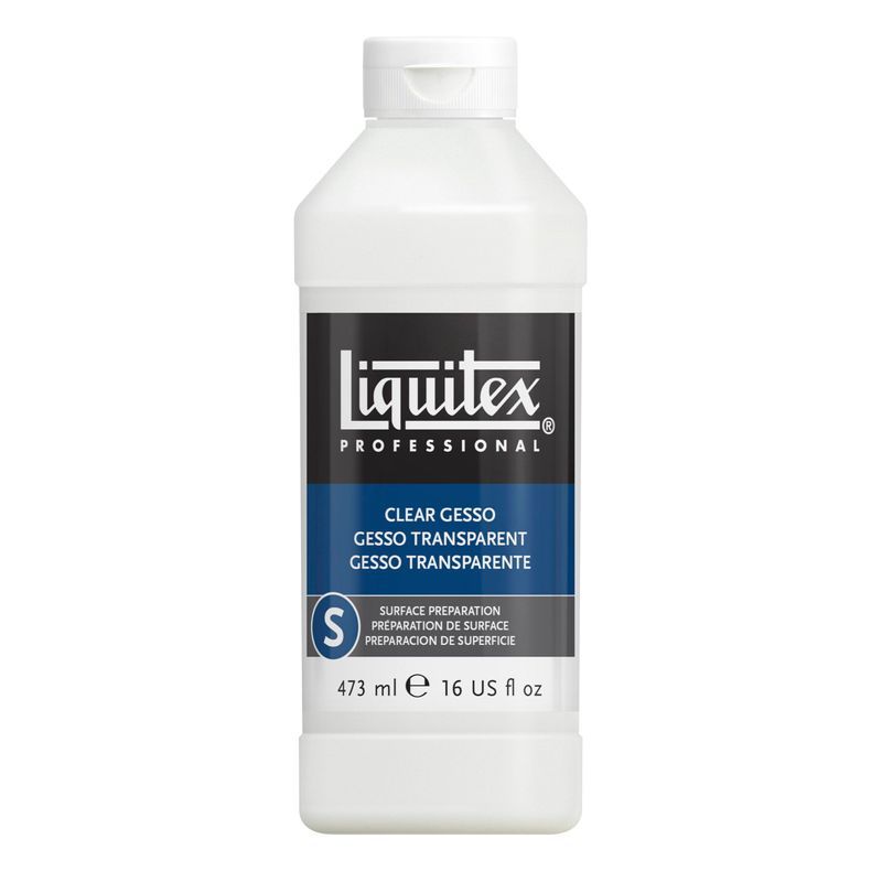 Liquitex Gesso 473ml Transparent, Surface prep (pohjustus)