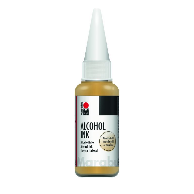 Marabu Alcohol ink 20 ml 784 metallic gold, kulta