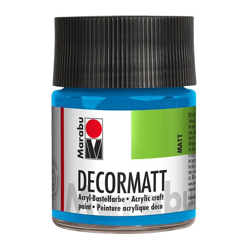 Marabu Askarteluväri matt 50ml 095 Azure blue, Azuren sininen