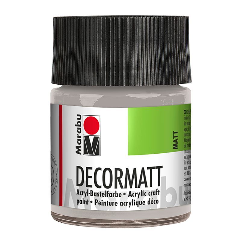 Marabu Askarteluväri matt 50ml 782 Metallic silver, Metallinhohtohopea