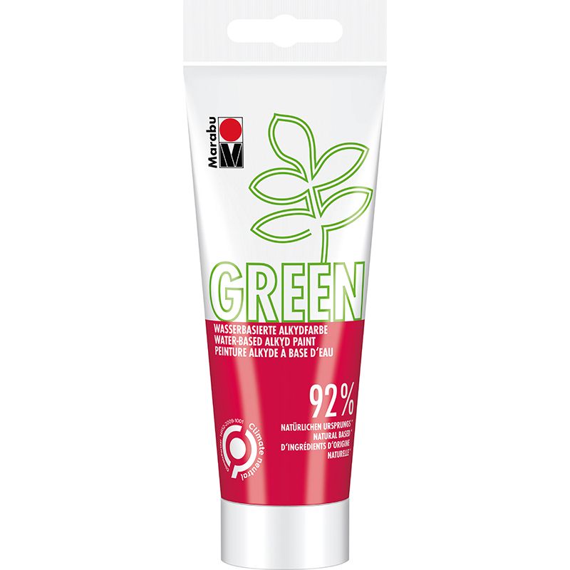 Marabu Green alkydimaali 100ml 031 kirsikanpunaine, cherry red