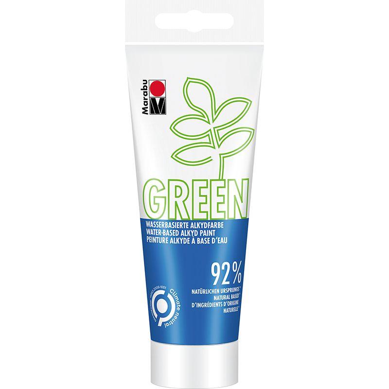 Marabu Green alkydimaali 100ml 095 azurensininen, azure blue