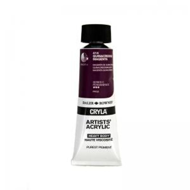 PA. DR Cryla acrylic 75ml 414 Quinacridone magenta, taiteilija-akryyliväri