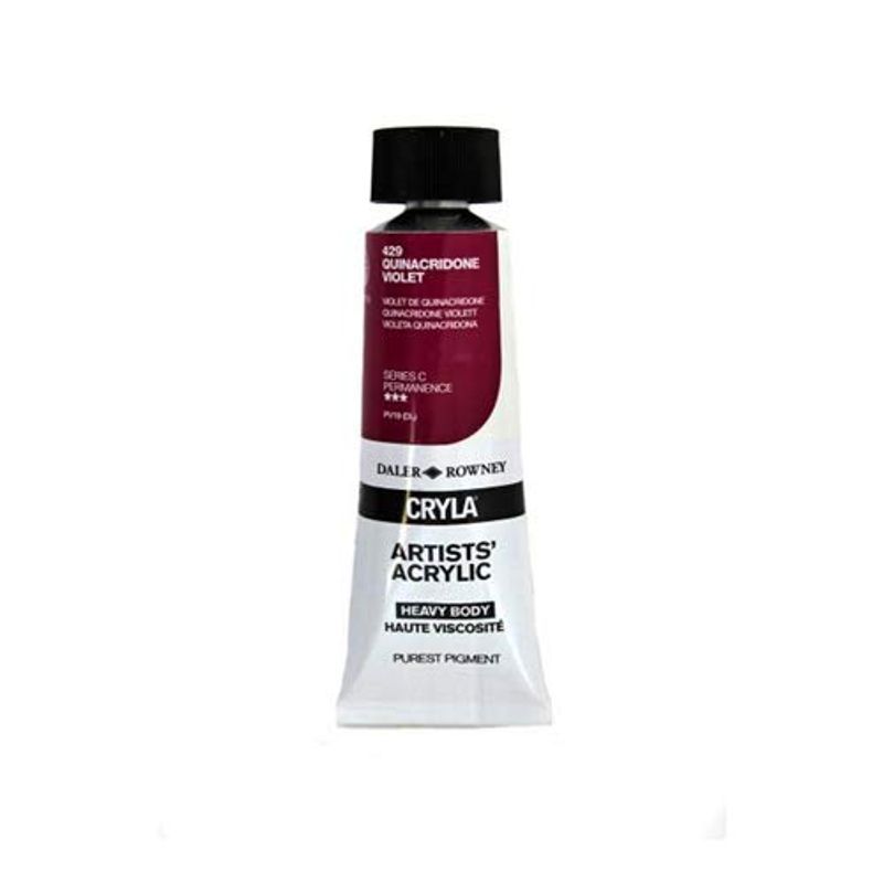 PA. DR Cryla acrylic 75ml 429 Quinacridone violet, taiteilija-akryyliväri