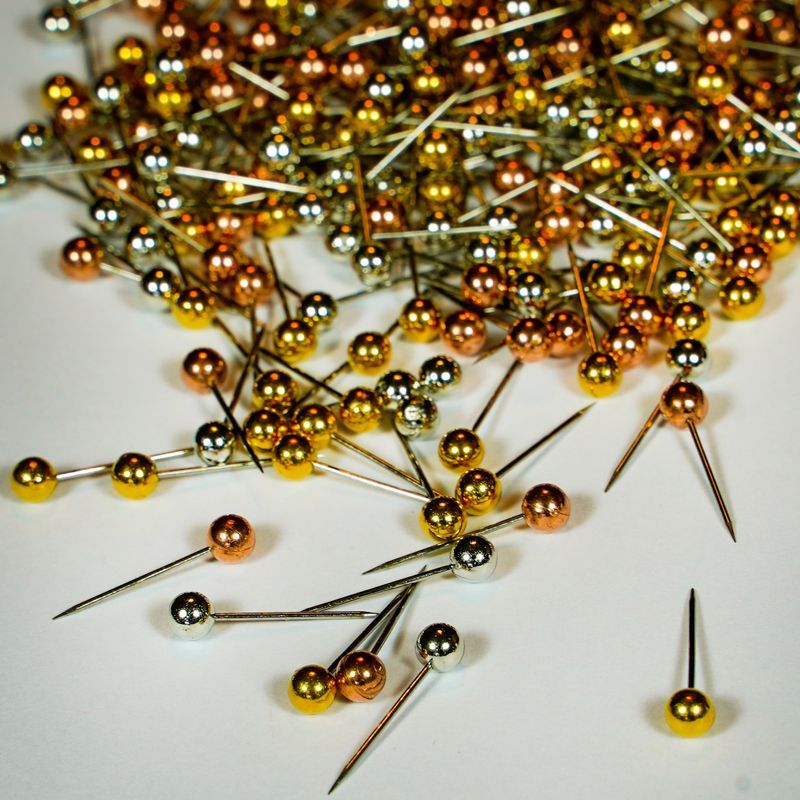 P. Askarteluneula 16x4mm 150kpl metallivärit, 0