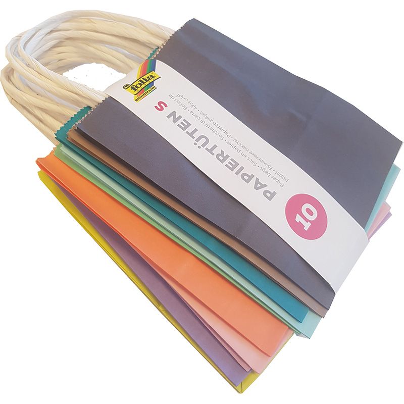 P. FOLIA Paperikassi S 12x15x5,5cm, trendivärit 10