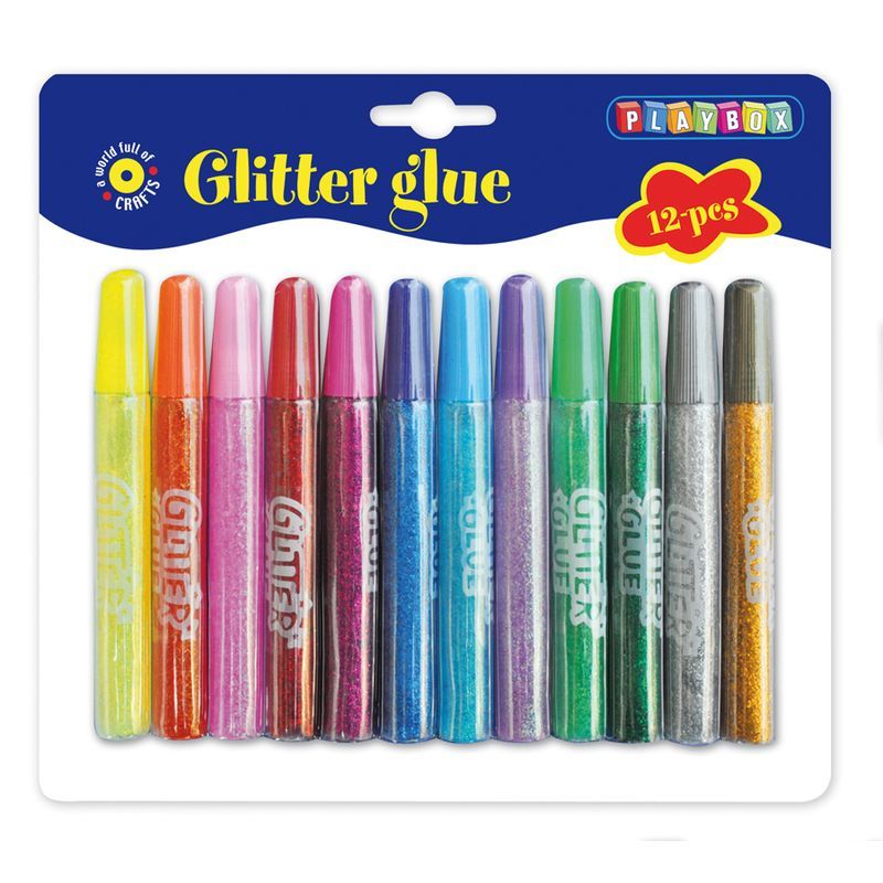 PLAYBOX Glitterliima 12 väriä