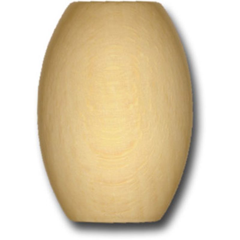 P. MEYCO Makrameehelmet ovaali 22x32mm 4kpl nature