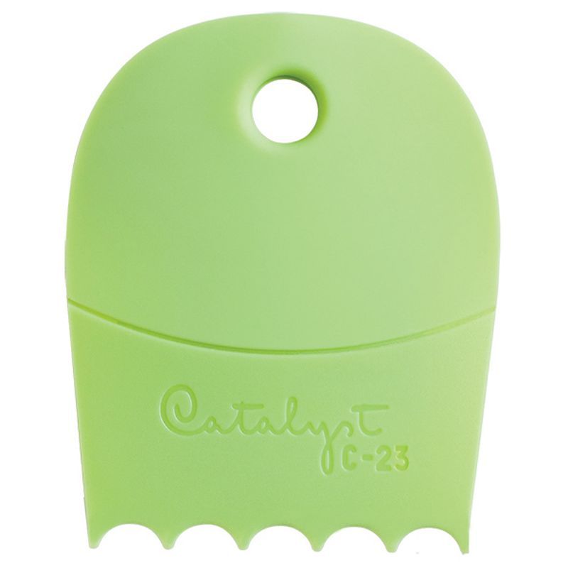 Princeton Contour kuviointikampa No 23 Vihreä, nylonia