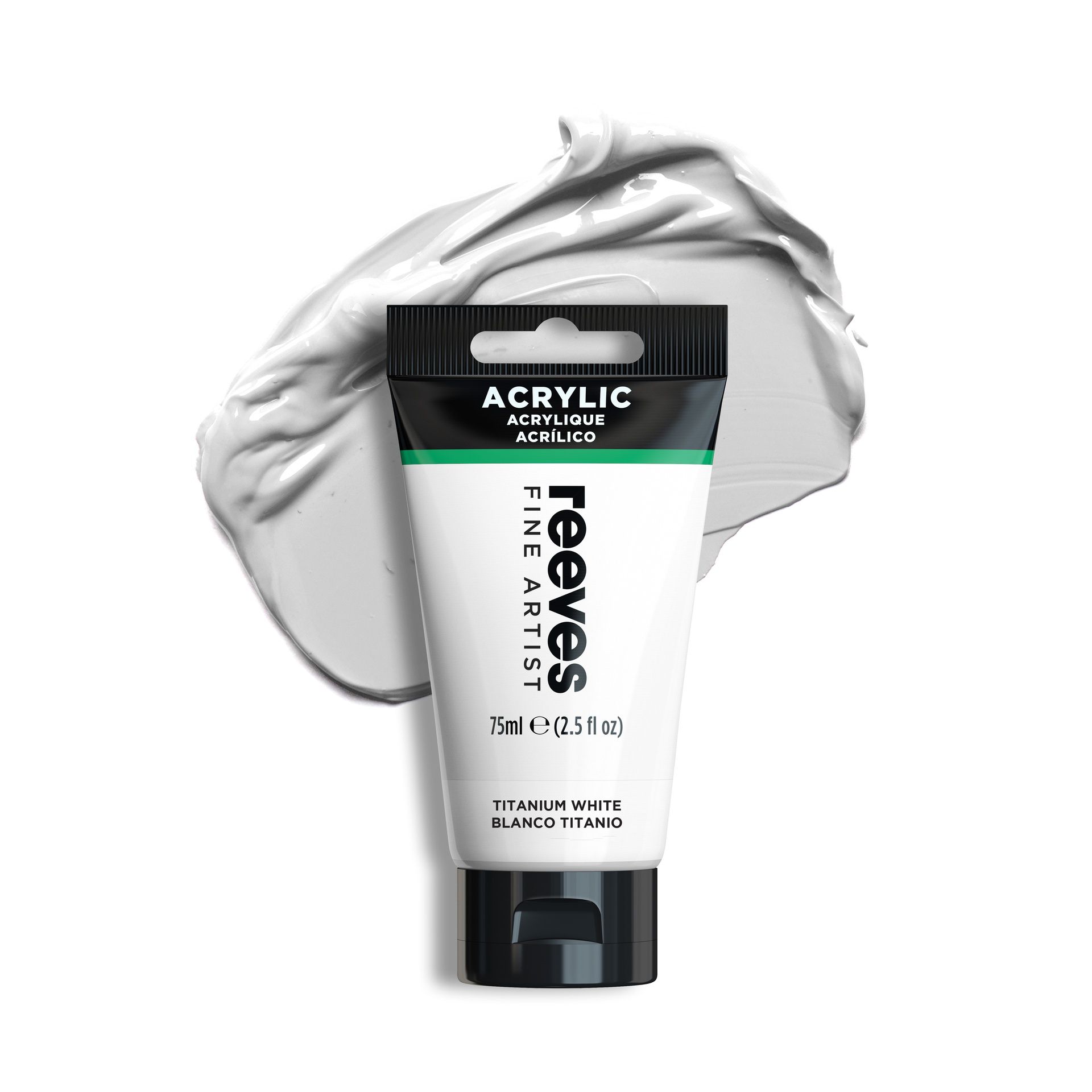 Reeves Akryyliväri 75ml Titanium White