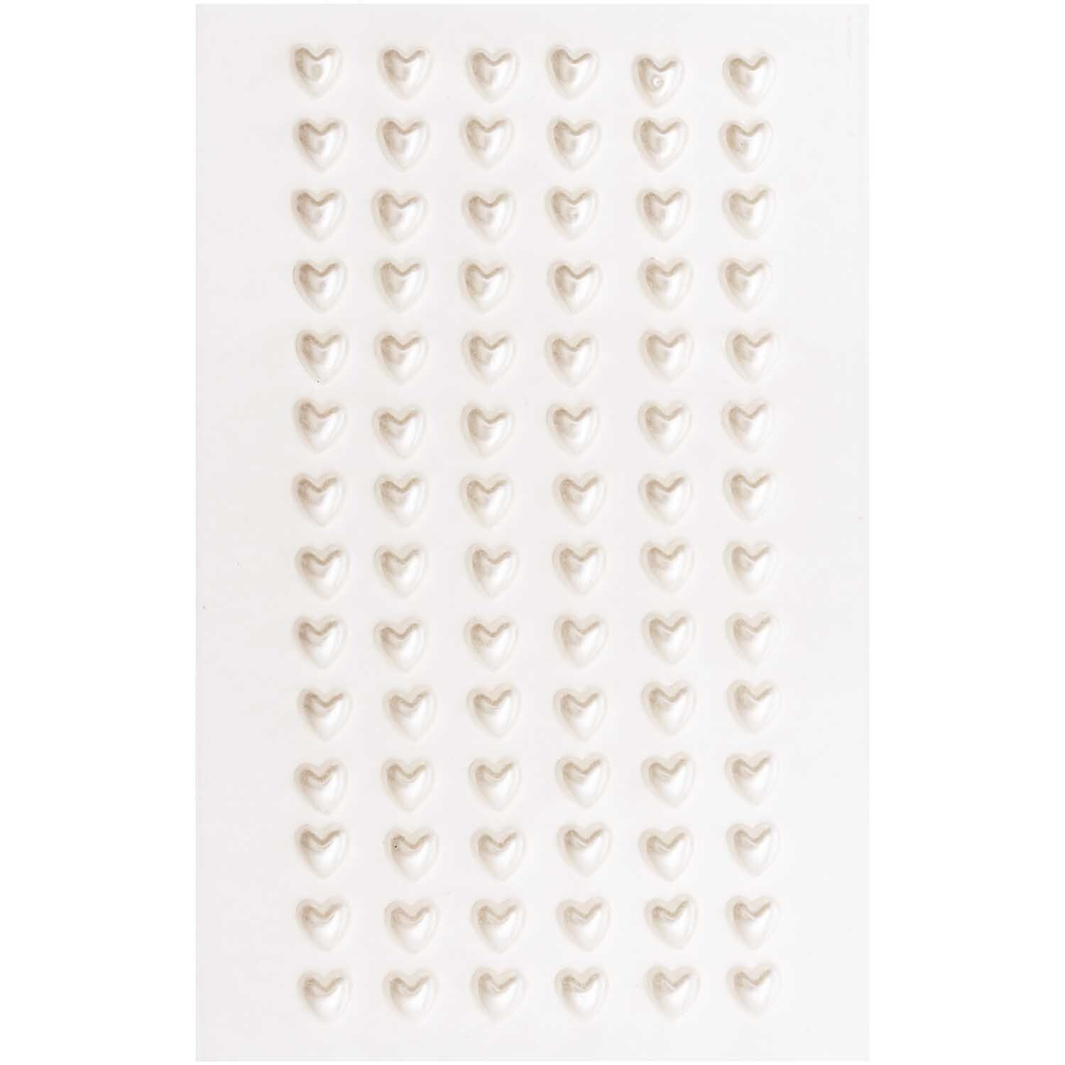 RICO helmitarra 84 kpl sydän valkoinen pieni