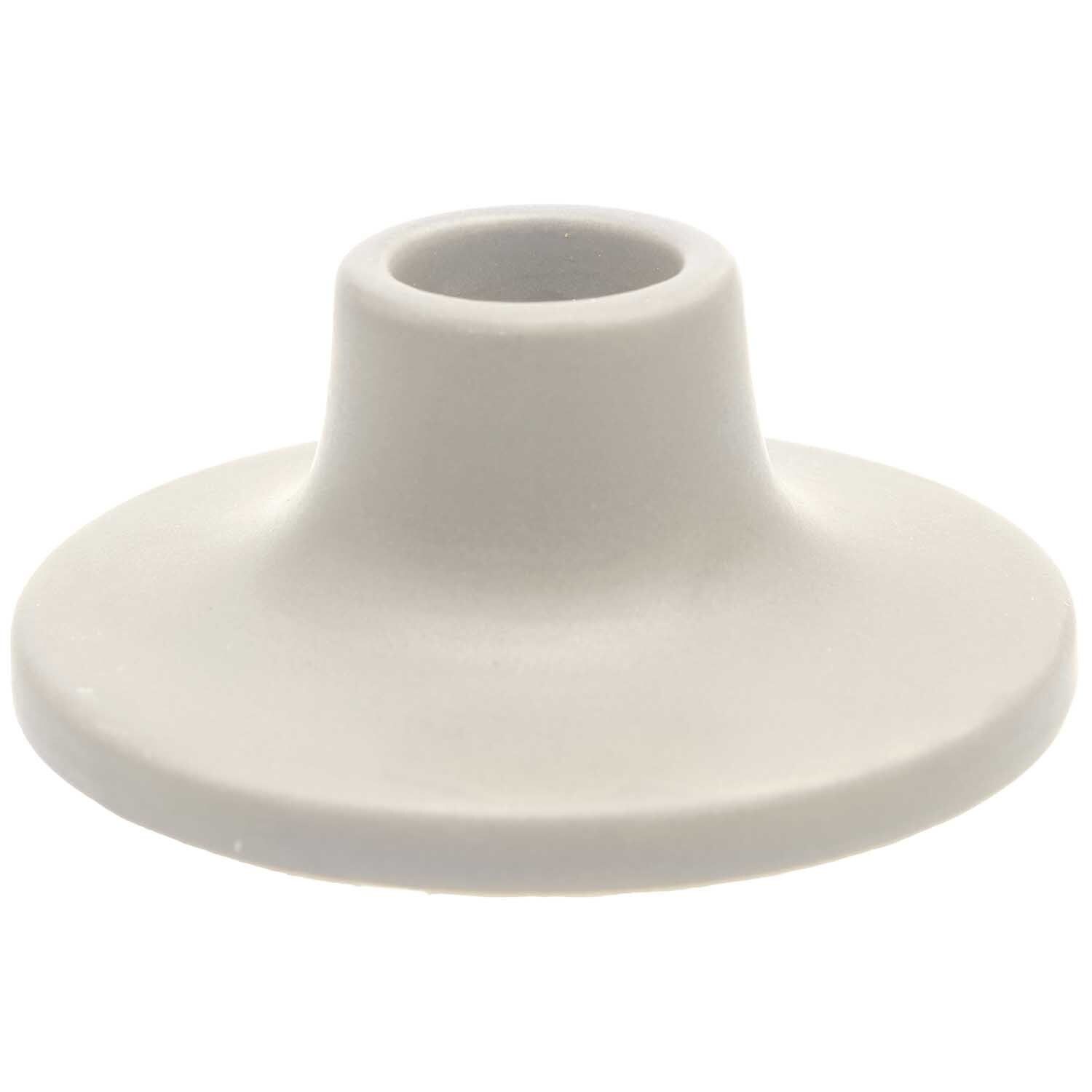 RICO kynttilänpidike 8x8x3,5cm kerma keramiikkaa 2