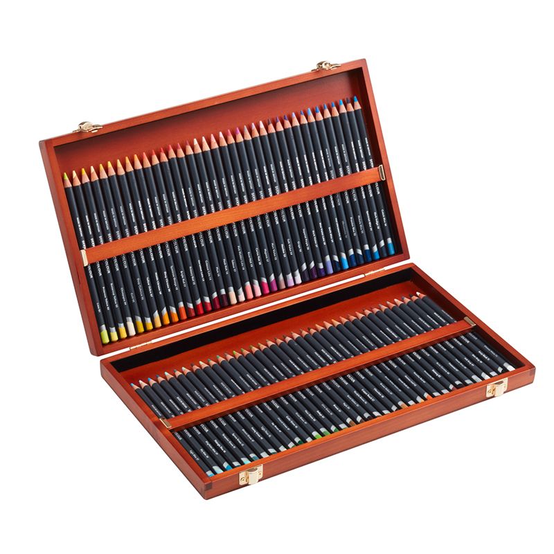 T Derwent Procolour 72 Wooden Box
