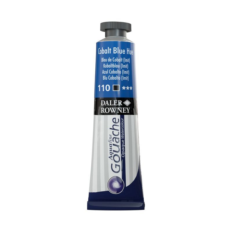T DR Aquafine Gouache 110 15ml Cobalt Blue Hue