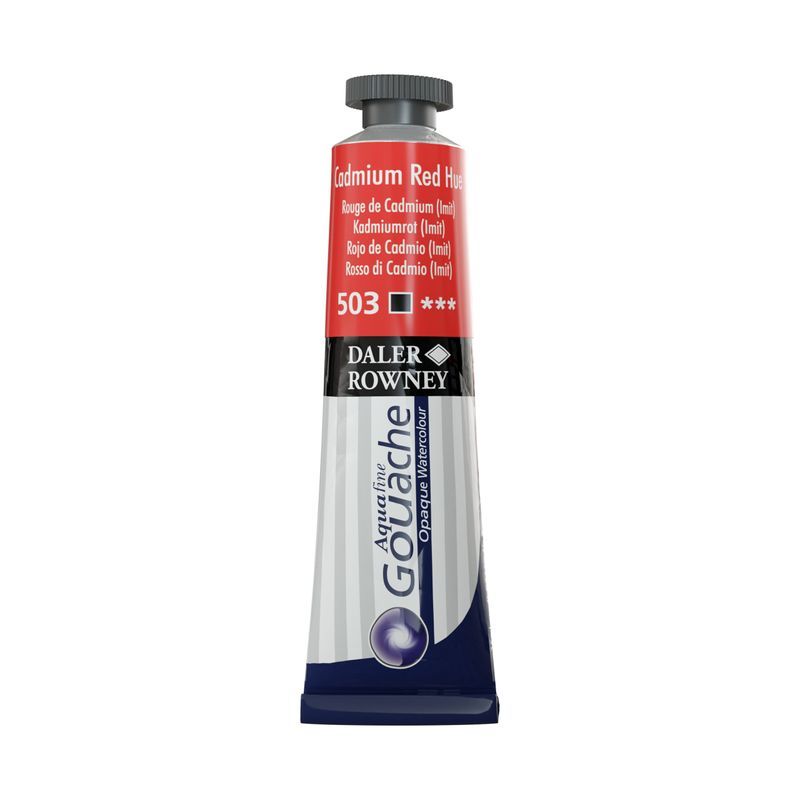 T DR Aquafine Gouache 503 15ml Cadm Red Hue