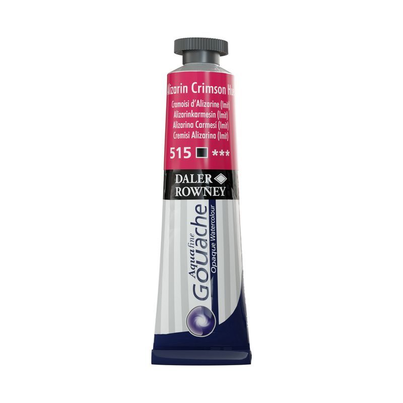T DR Aquafine Gouache 515 15ml Alizarin Crimson