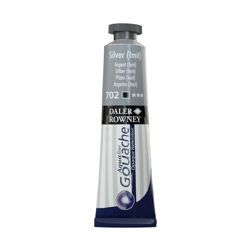 T DR Aquafine Gouache 702 15ml Silver (Imit)