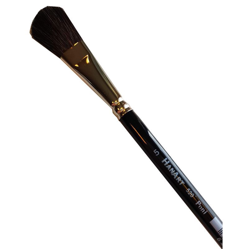 T HanArt 520-05 poninkarvasivellin laveeraus L25x, lyhyt varsi