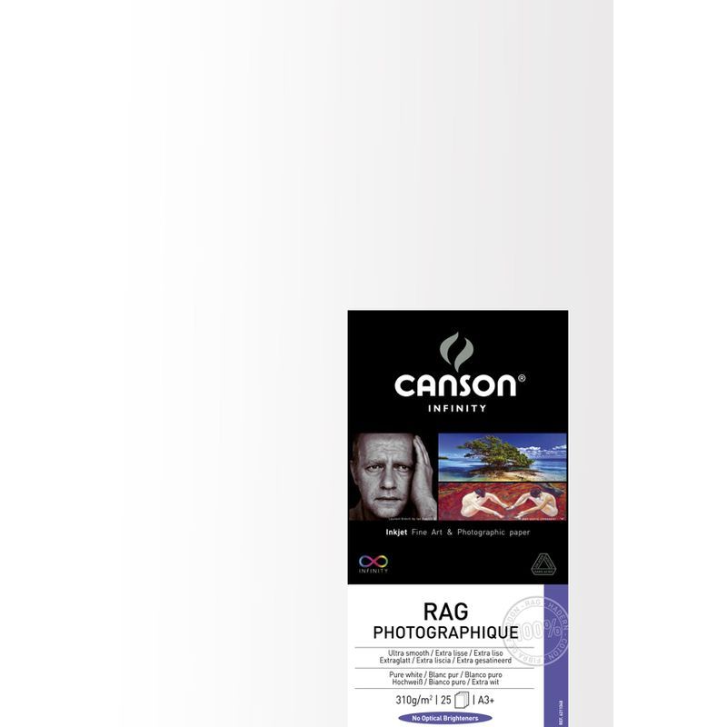 T Infinity Rag Photographique 310g A3+ Box, 25 arkkia, matta