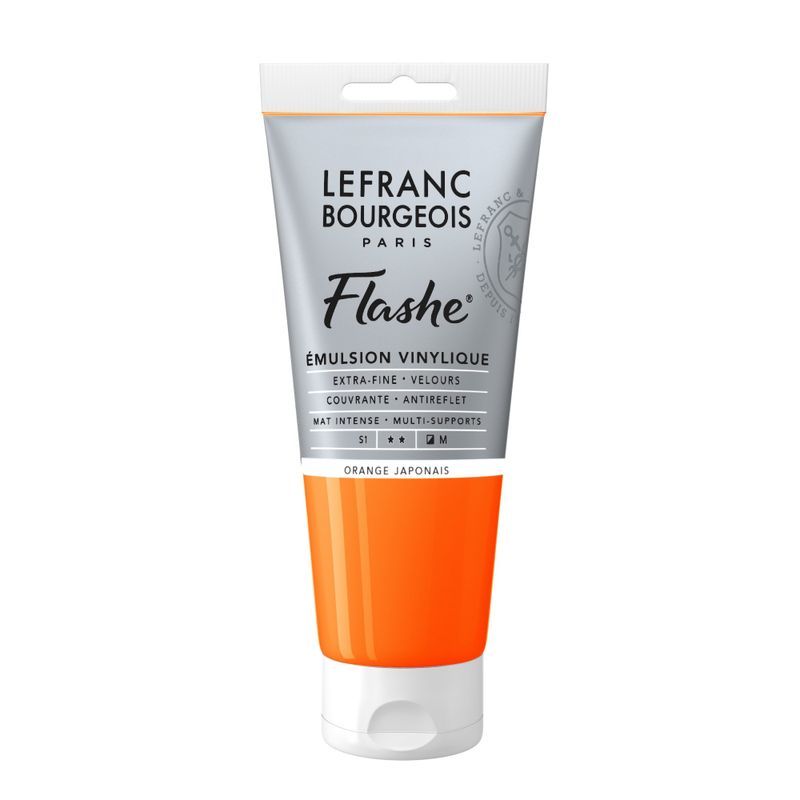 T LB Flashe Vinyl acrylic 80ml 476 Japanese Yellow, vinyyliväri