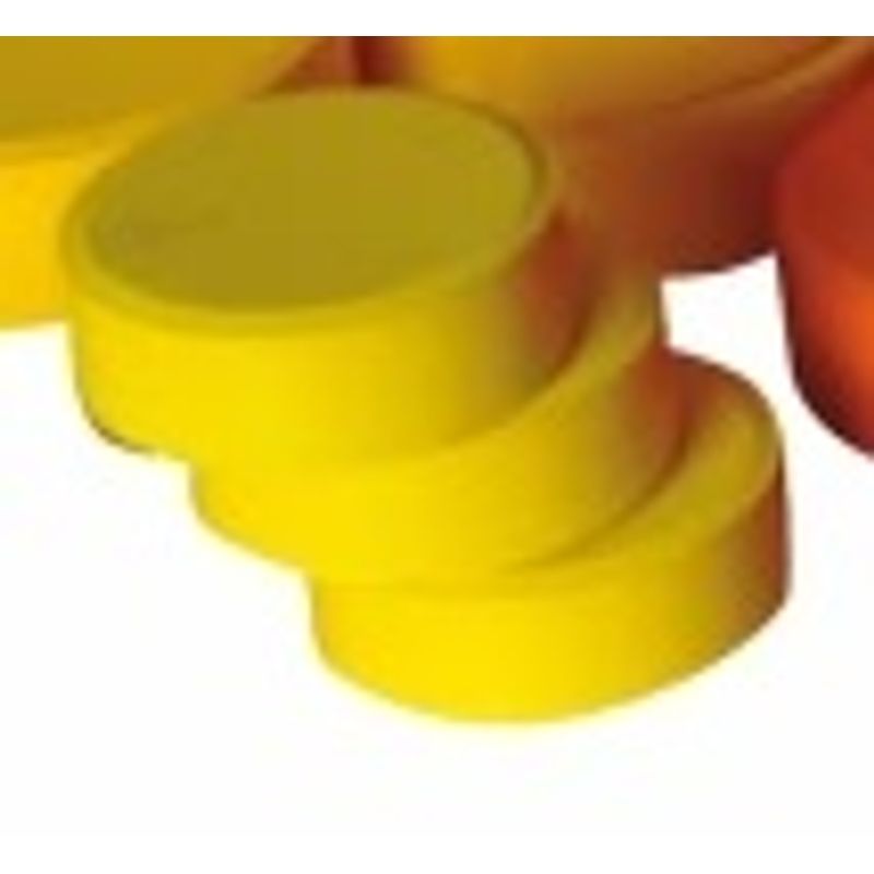 T Playbox Peitevärinappi 55mm light yellow, sitruunankeltainen