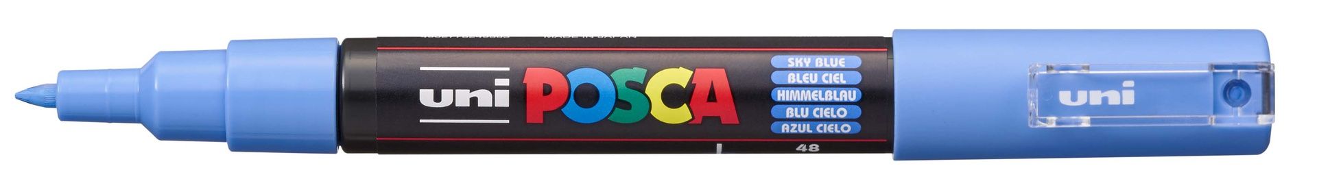 T UNI POSCA Marker PC-1M 0,7-1mm 48 sky blue, 31