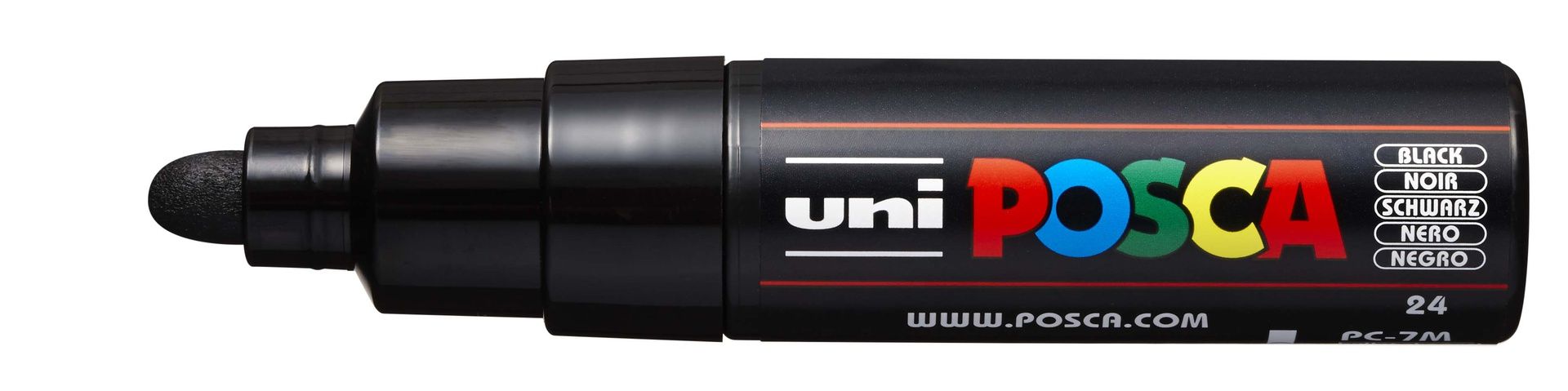 T UNI POSCA Marker PC-7M 4,5-5,5mm 24 black, 46