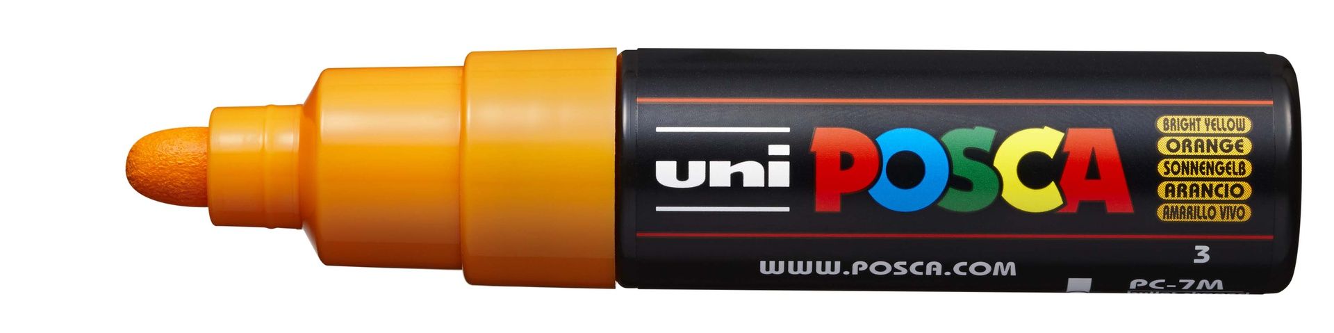 T UNI POSCA Marker PC-7M 4,5-5,5mm 3 bright yellow, 24