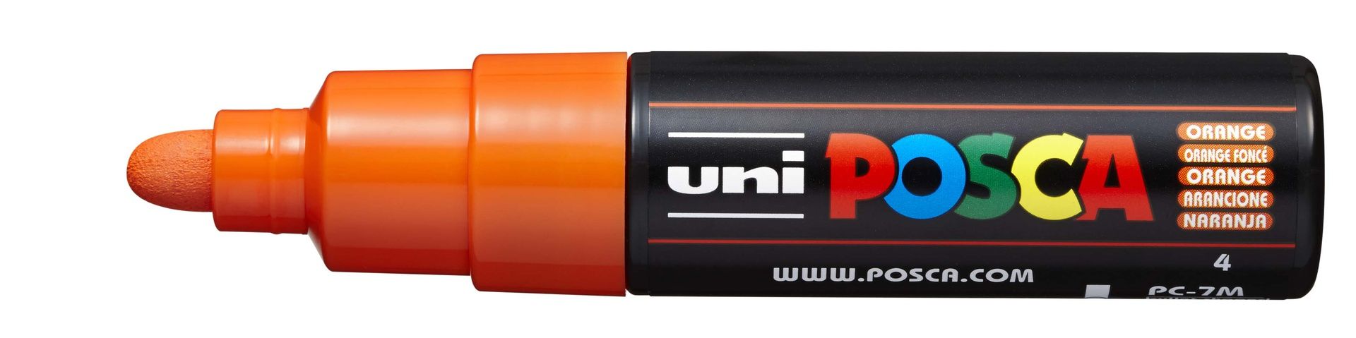 T UNI POSCA Marker PC-7M 4,5-5,5mm 4 orange, 54