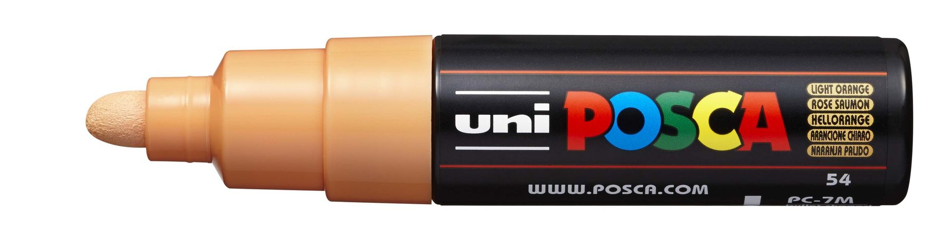 T UNI POSCA Marker PC-7M 4,5-5,5mm 54 light orange, 30