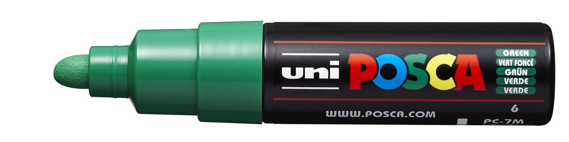 T UNI POSCA Marker PC-7M 4,5-5,5mm 6 green, 36