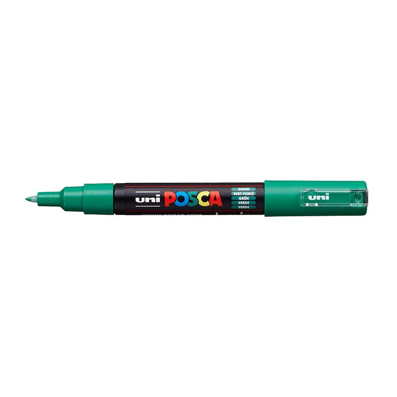 UNI POSCA Marker PC-1M 0,7-1mm 6 green, 36