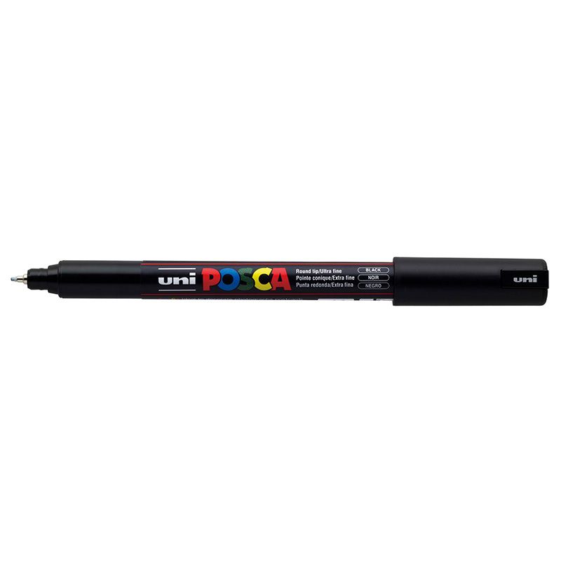 UNI POSCA Marker PC-1MR 0,7mm 24 black, 46