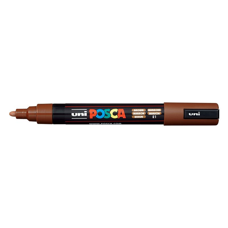 UNI POSCA Marker PC-5M 1,8-2,5mm 21 brown, 45