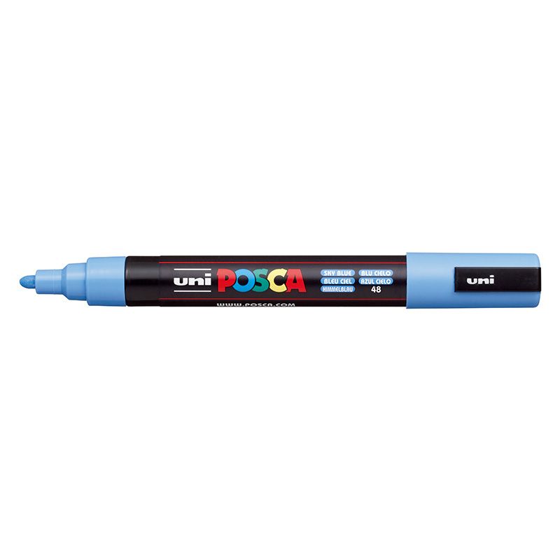 UNI POSCA Marker PC-5M 1,8-2,5mm 48 sky blue, 31