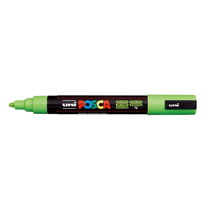 UNI POSCA Marker PC-5M 1,8-2,5mm 72 apple green, 43