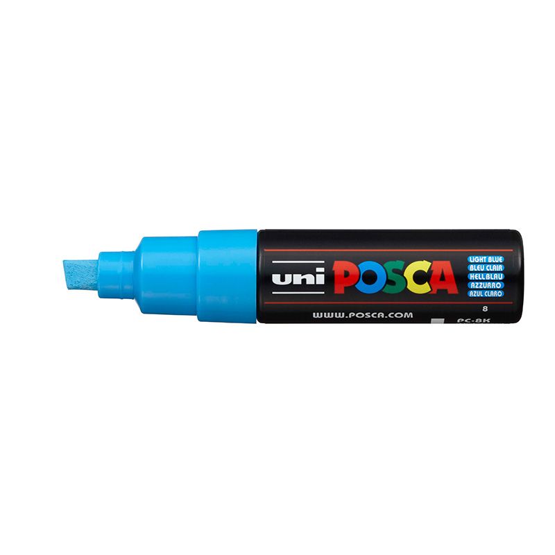 UNI POSCA Marker PC-8K 8mm 8 light blue, 57