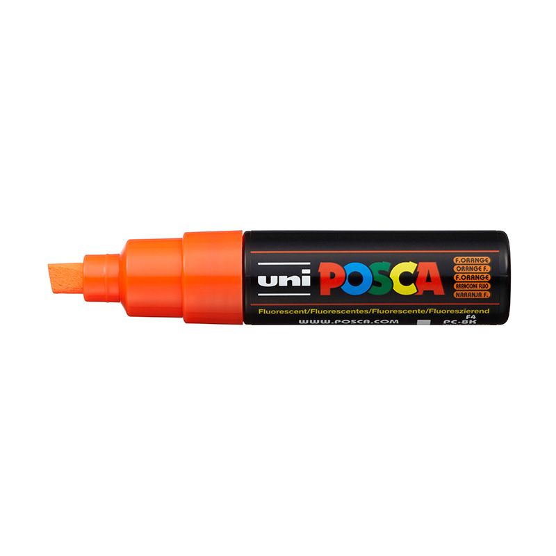 UNI POSCA Marker PC-8K 8mm F4 fluo orange, 754