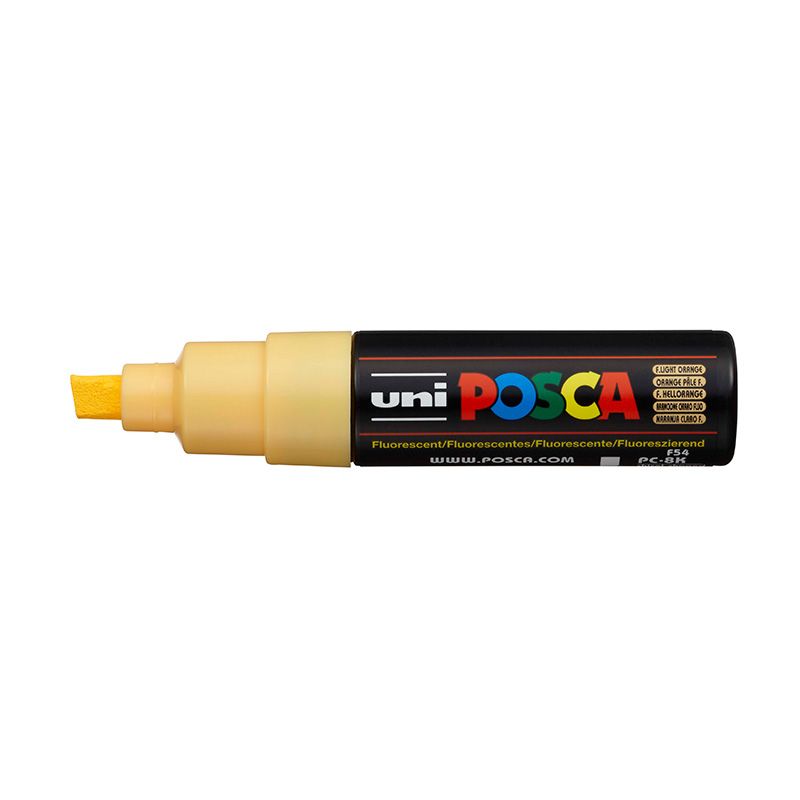 UNI POSCA Marker PC-8K 8mm F54 fluo light orange, 730