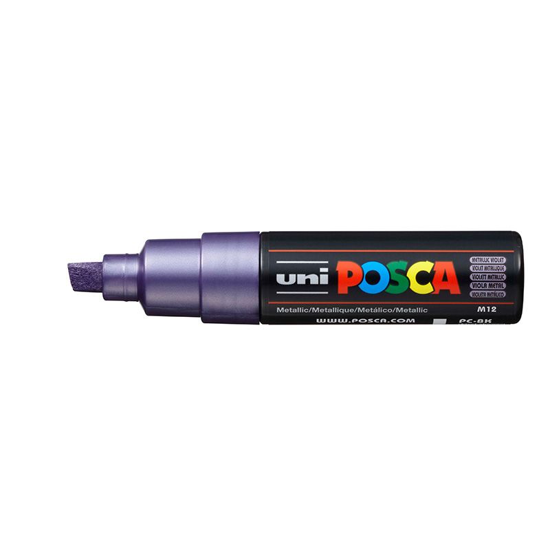 UNI POSCA Marker PC-8K 8mm M12 metallic violet, 840