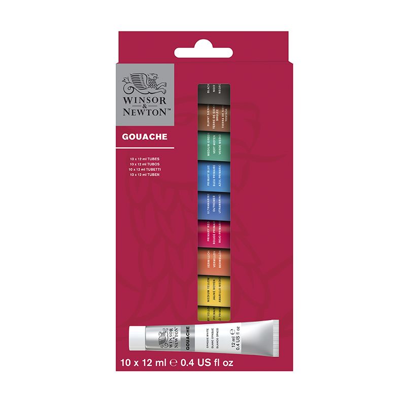 WN 10x12ml Guassivärilajitelma, 0