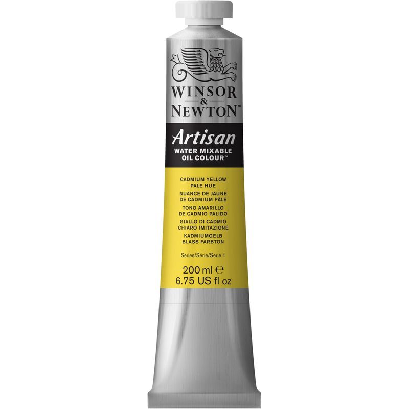 WN Artisan 200ml 119 Cadmium yellow pale hue, 200ml vesiliukoinen öljyväri