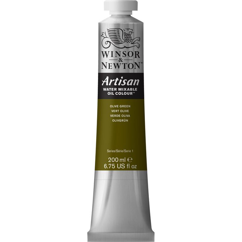 WN Artisan 200ml 447 Olive green, 200ml vesiliukoinen öljyväri