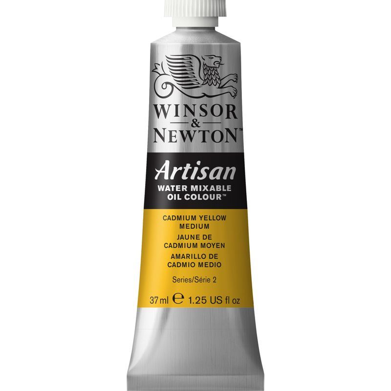 WN Artisan 37ml 116 Cadmium yellow medium (2), vesiliukoinen öljyväri