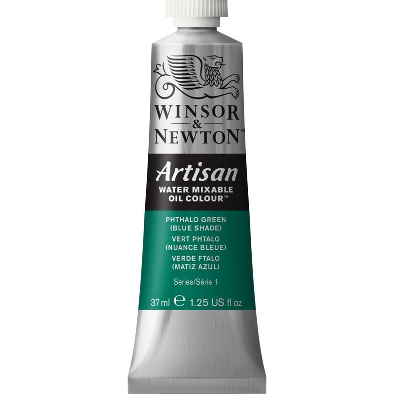 WN Artisan 37ml 522 Phthalo green blue shade (1), vesiliukoinen öljyväri