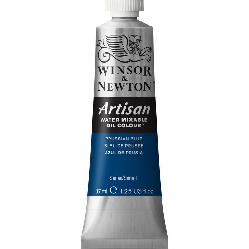 WN Artisan 37ml 538 Prussian blue (1) x xx, vesiliukoinen öljyväri FIAR06 FIAR10